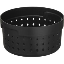 NHG Aufbewahrungskorb SEOUL ROUND ORGANIZER S PP schwarz