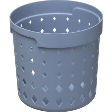 NHG Aufbewahrungskorb SEOUL ROUND ORGANIZER M PP blau