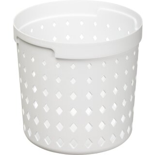 NHG Aufbewahrungskorb SEOUL ROUND ORGANIZER L PP weiß