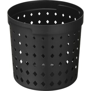 NHG Aufbewahrungskorb SEOUL ROUND ORGANIZER L PP schwarz