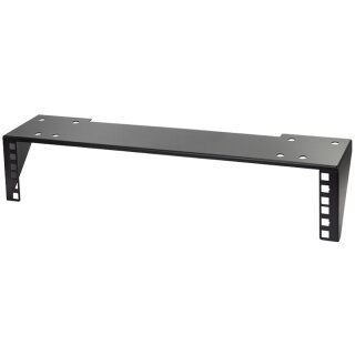 LogiLink 19" Rack zur Untertisch-/Wandmontage 2 HE schwarz