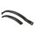 FISCHER Fahrrad-Spritzschutz-Set 26"-29" (66,04 - 73,66 cm) schwarz