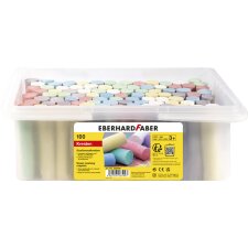 EBERHARD FABER Straßenmalkreide 100er Kunststoffeimer
