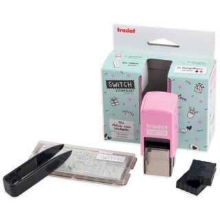 trodat Motivstempel-Set "Switch" - Liebesbotschaften