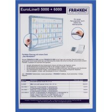 FRANKEN Magnet-Tasche FRAME IT X-tra!Line DIN A5 blau