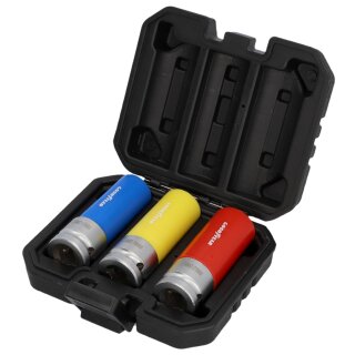 GOODYEAR Steckschlüssel-Satz 17/19/21 mm 3-teilig