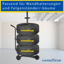 GOODYEAR Reifentaschen-Set 4-teilig schwarz