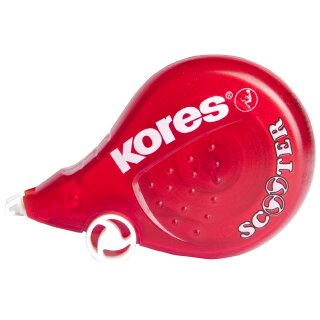 Kores Einweg-Korrekturroller "SCOOTER" 4,2 mm x 8 m rot
