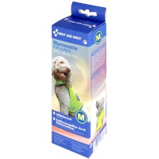FIRST AID ONLY Hunde-Warnweste mit Pfoten-Print gelb M