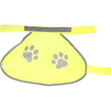FIRST AID ONLY Hunde-Warnweste mit Pfoten-Print gelb M