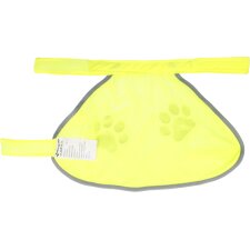 FIRST AID ONLY Hunde-Warnweste mit Pfoten-Print gelb L