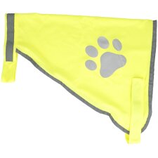 FIRST AID ONLY Hunde-Warnweste mit Pfoten-Print gelb L