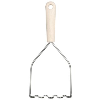 GastroMax Kartoffelstampfer BIO 280 mm Edelstahl/creme