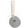 GastroMax Pizzaschneider BIO Länge: 220 mm Edelstahl/creme