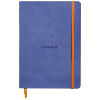 RHODIA Notizbuch RHODIARAMA DIN A5 kariert saphirblau 80 Blatt