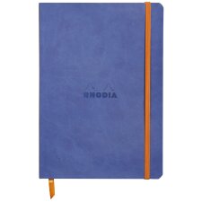 RHODIA Notizbuch RHODIARAMA DIN A5 kariert saphirblau 80...