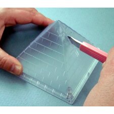 NT Cutter Klingenbehälter Pyramide iCD-400P transparent