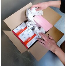 ELVE Packpapier 380 mm x 500 m 2-fach weiß im Karton