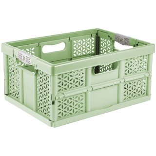 keeeper Profi-Klappbox "eco lea" 32 Liter gras green