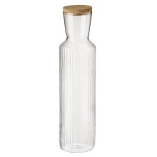 APS Glaskaraffe LINES 1,5 Liter glasklar inkl. Deckel aus...