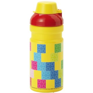LEGO Trinkflasche BRICK PATTERN 390 ml gelb