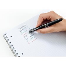 PILOT 4-Farb-Tintenroller FRIXION 4 COLORS schwarz