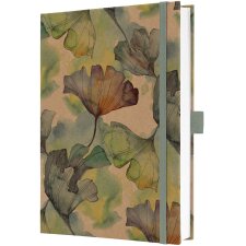 sigel Notizbuch Jolie Pure "Ginkgo" DIN A5 liniert