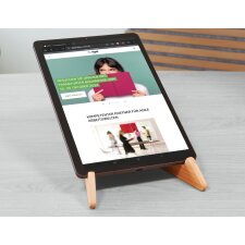 sigel Notebook-Ständer Eyestyle aus Bambus