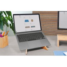 sigel Notebook-Ständer Eyestyle aus Bambus