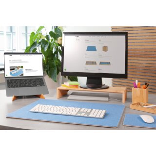 sigel Monitorständer Eyestyle aus Bambus