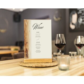 sigel Design-Papier "Oak" DIN A4 90 g/qm 2-spaltig
