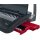 GBC Plastikbindegerät CombBind CB12 schwarz/rot/silber bis DIN A4
