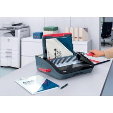 GBC Plastikbindegerät CombBind CB20 schwarz/rot/silber