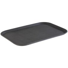 APS Serviertablett NOSLIDE 530 x 20 x 365 mm schwarz