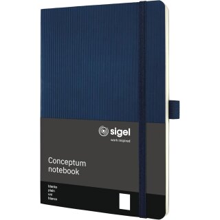 sigel Notizbuch Conceptum DIN A5 blanko blau
