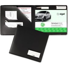 sigel Einband für Formularbuch DIN A6 quer PU anthrazit