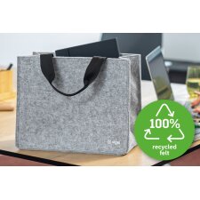 sigel Business-Filztasche Desk Sharing Bag Basic M grau