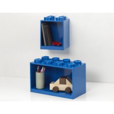 LEGO Bausteinregal-Set BRICK SHELF 2-teilig rot