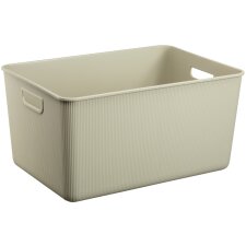 NHG Aufbewahrungsbox AKITA STORAGE L PP hellbeige