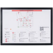 Bi-Office Magnetrahmen A4 schwarz