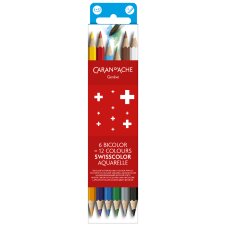 CARAN DACHE Buntstifte SWISSCOLOR BICOLOR Aquarelle