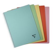 Clairefontaine Spiralbuch LINICOLOR DIN A4 strohgelb