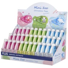 PLUS JAPAN Korrekturroller "Mini Zoo" 5 mm x 6...