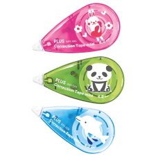 PLUS JAPAN Korrekturroller "Mini Zoo" 5 mm x 6...