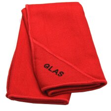 IWH Microfasertuch für Glas rot