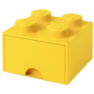 LEGO Schubladenbox STORAGE BRICK DRAWER 4 1 Schub gelb