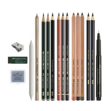 FABER-CASTELL Künstler-Set Discovery 17-teilig