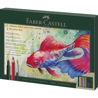 FABER-CASTELL Geschenkset ALBRECHT DÜRER 21-teilig