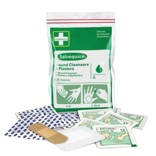 CEDERROTH Salvequick Wundreiniger & Pflaster im Beutel