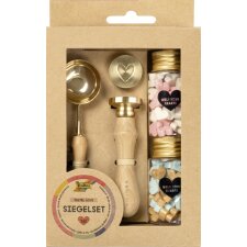 folia Siegel-Set PASTEL LOVE inkl. Holzgriff
